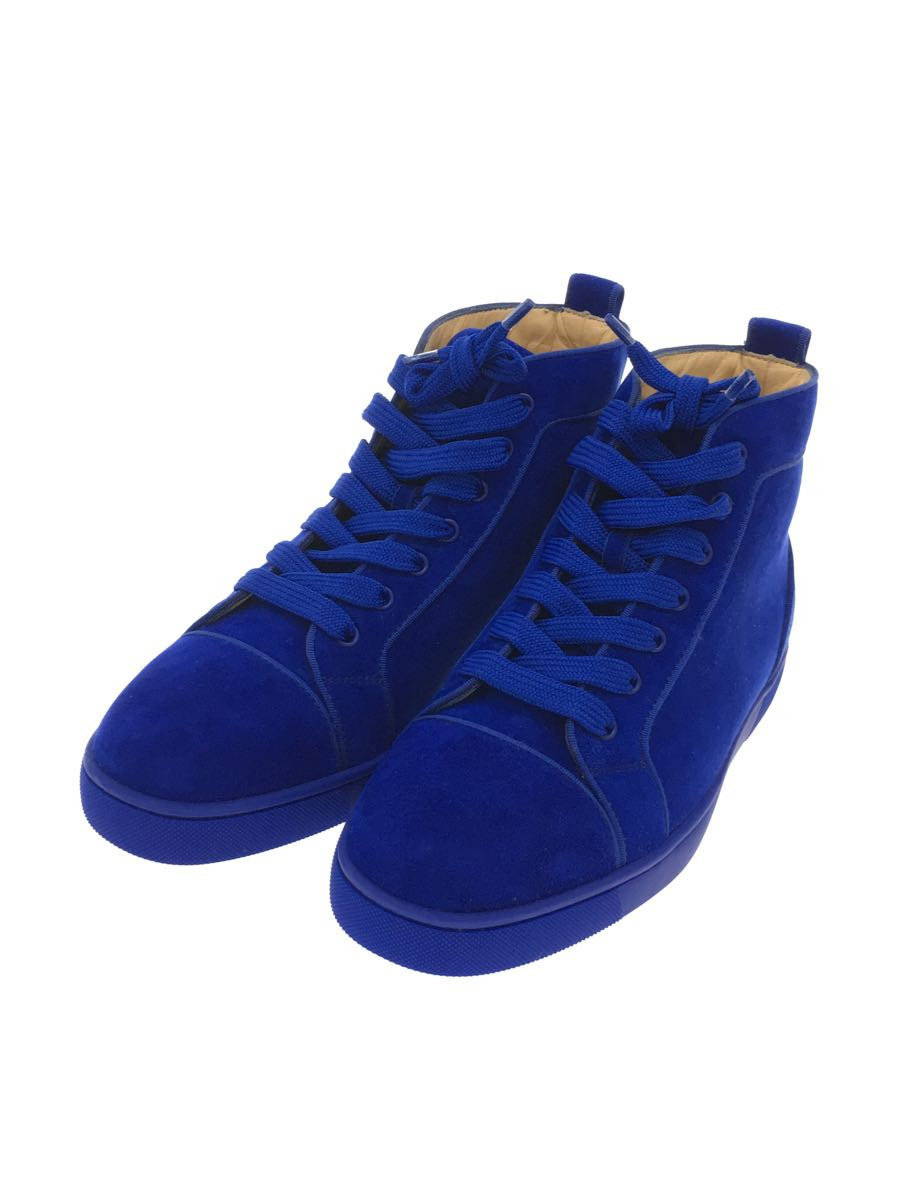 Christian Louboutin◆3170042/ハイカットスニーカー/41/BLU/スウェードの画像2