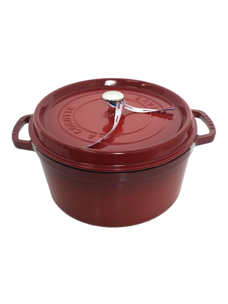 名作 Staub◇鍋/サイズ:28cm/レッド/赤/40509-852/ココット チェリー