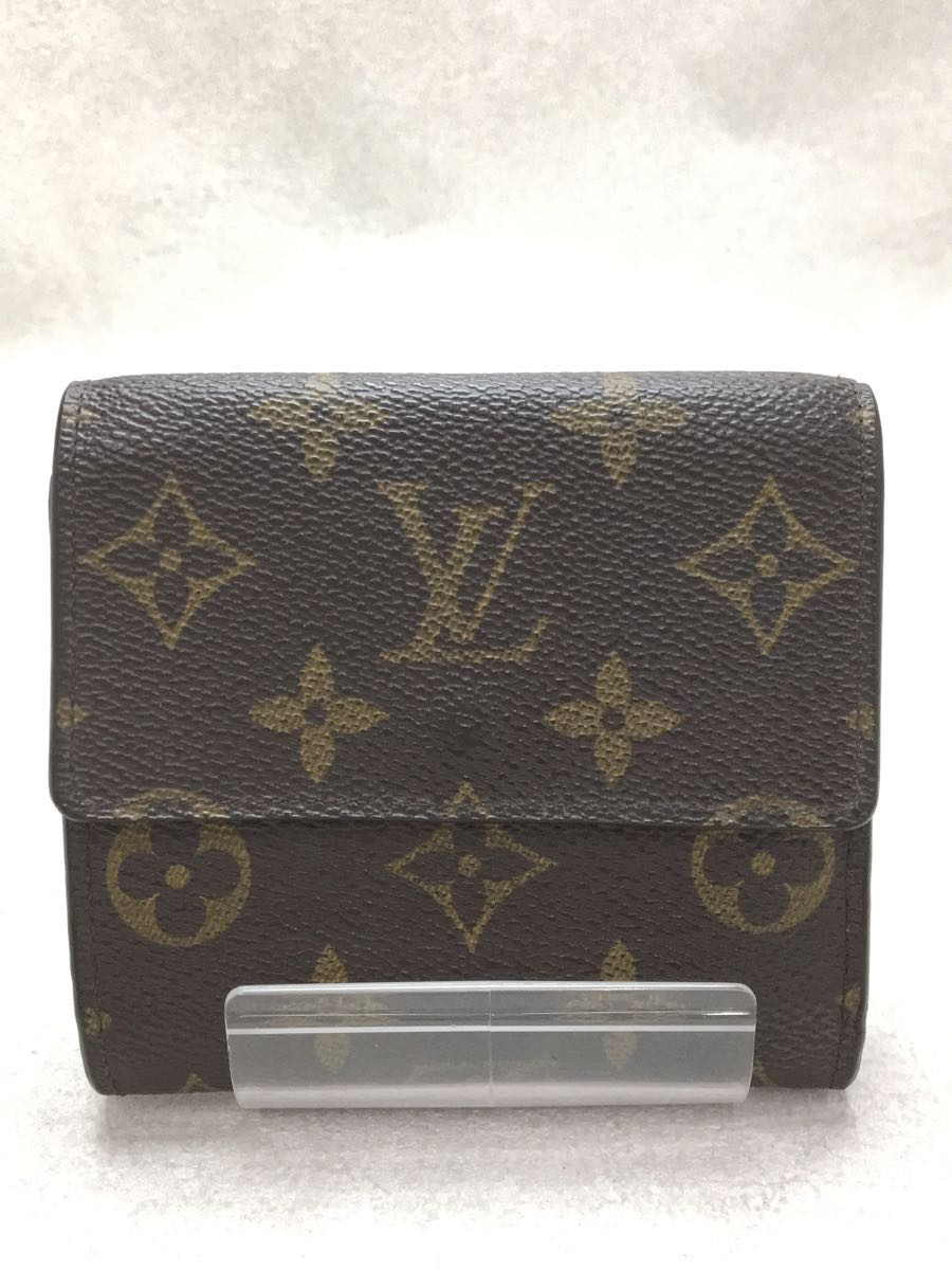 LOUIS VUITTON◆ポルト・モネ・ビエカルトクレディ_モノグラム_BRW/PVC/BRW/レディース_画像2