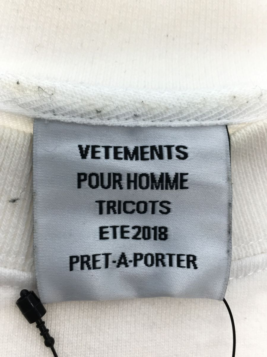 話題の人気 VETEMENTS◇18SS オーバーサイズ カットソー/S/コットン