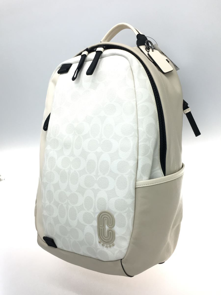 COACH* Coach / signature / rucksack / leather / beige / total pattern /c2057