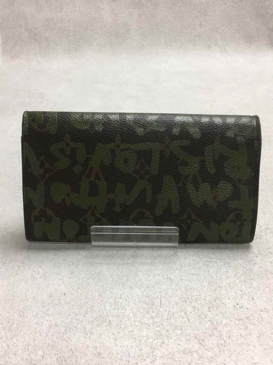 LOUIS VUITTON◆ポシェット・ポルト・モネクレディ_モノグラム・グラフィティ_BRW/PVC/BRW/M92188_画像2