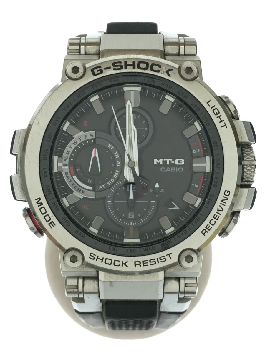 CASIO◇G-SHOCK/ソーラー腕時計/アナログ/シルバー/MTG-B1000 all4it.com