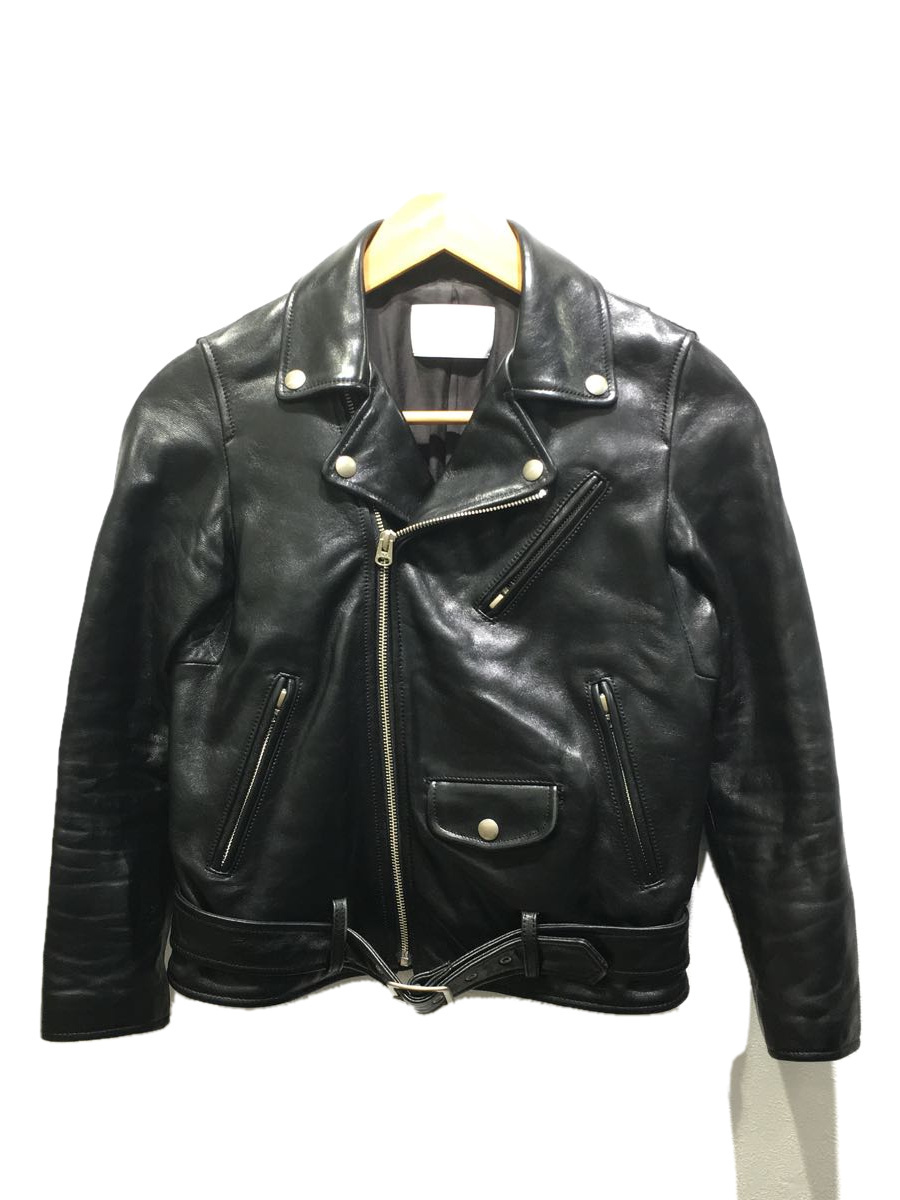 beautiful people◆18SS/vintage leather riders jacket/ライダースジャケット/140/羊革
