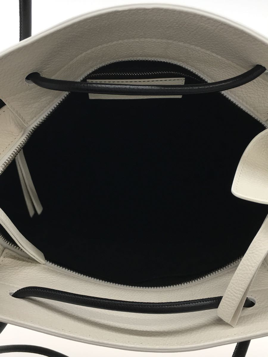 BALENCIAGA◇ノースサウスショッピングバッグ/トートバッグ/レザー