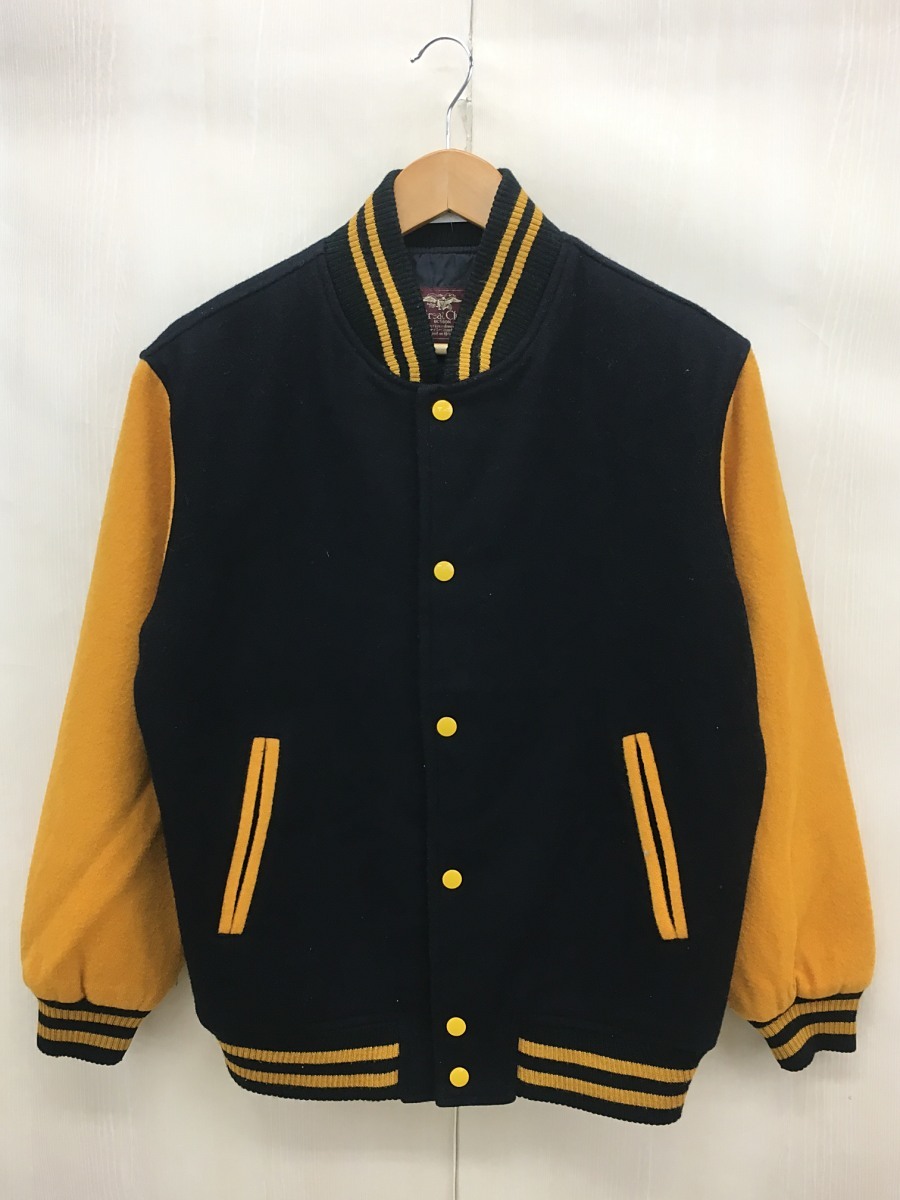 Great Club/スタジャン/L/ウール/BLK/無地-