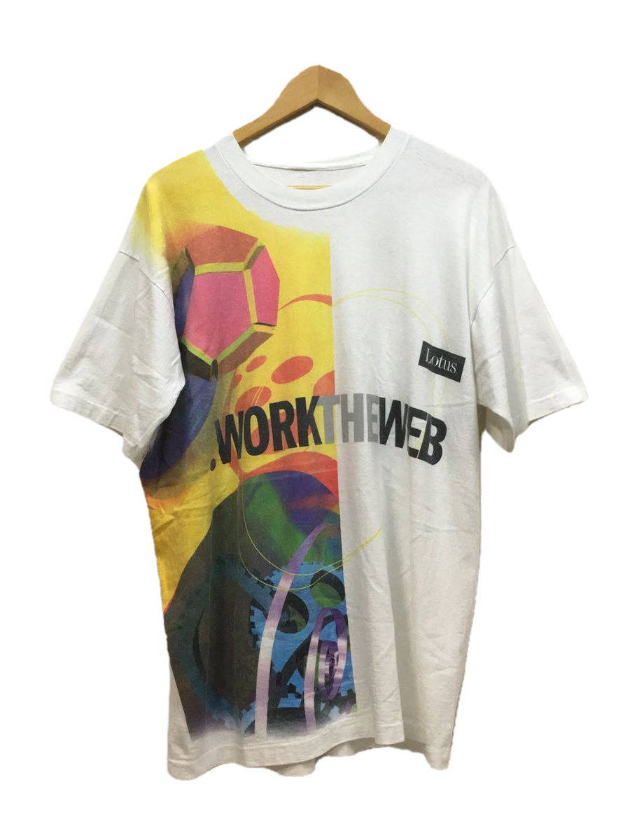LOTUS/Tシャツ/-/コットン/ホワイト/90s