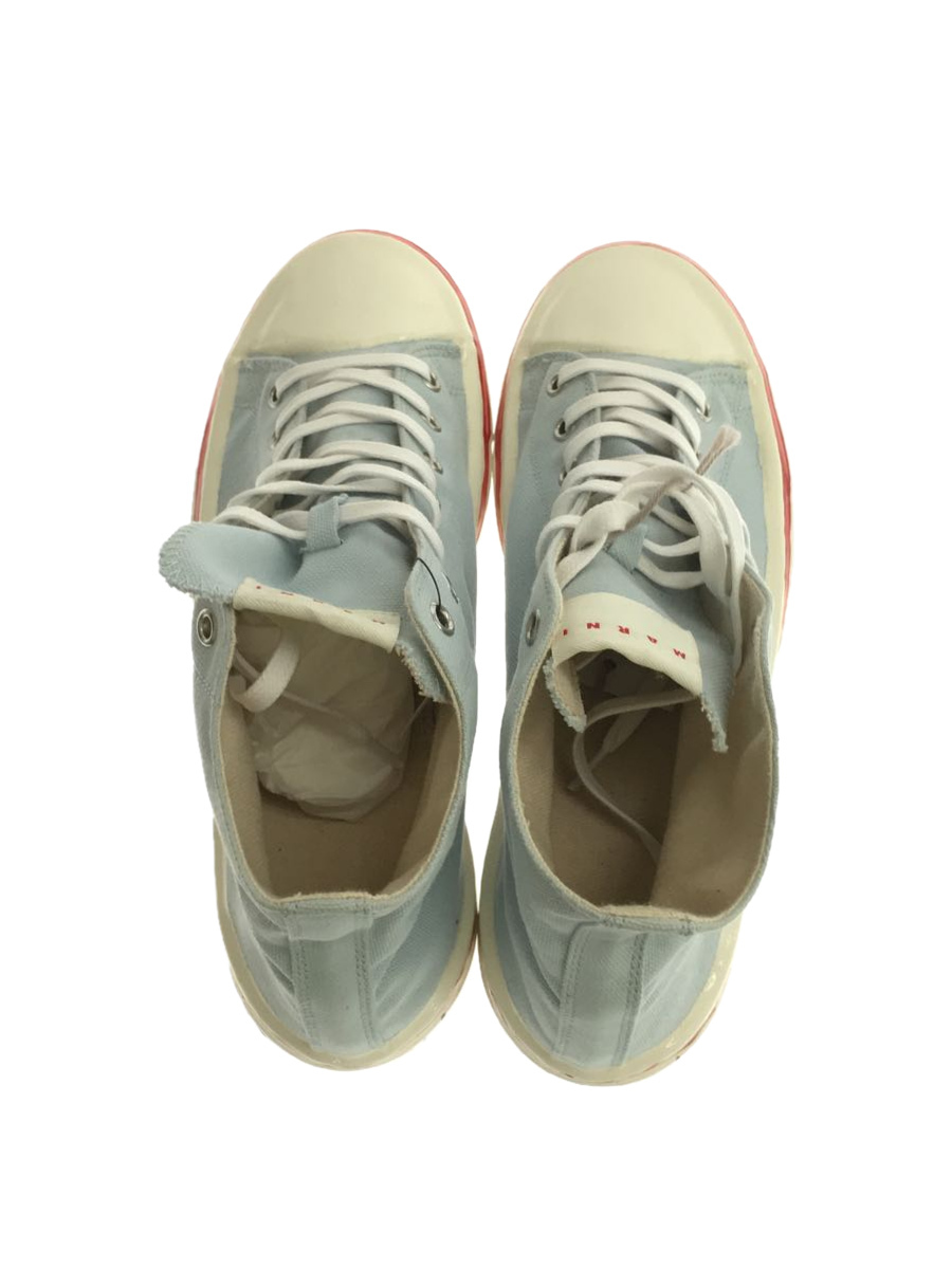 MARNI*SNZW006602/GOOEY white enamel leather Point sneakers / is ikatto sneakers /40