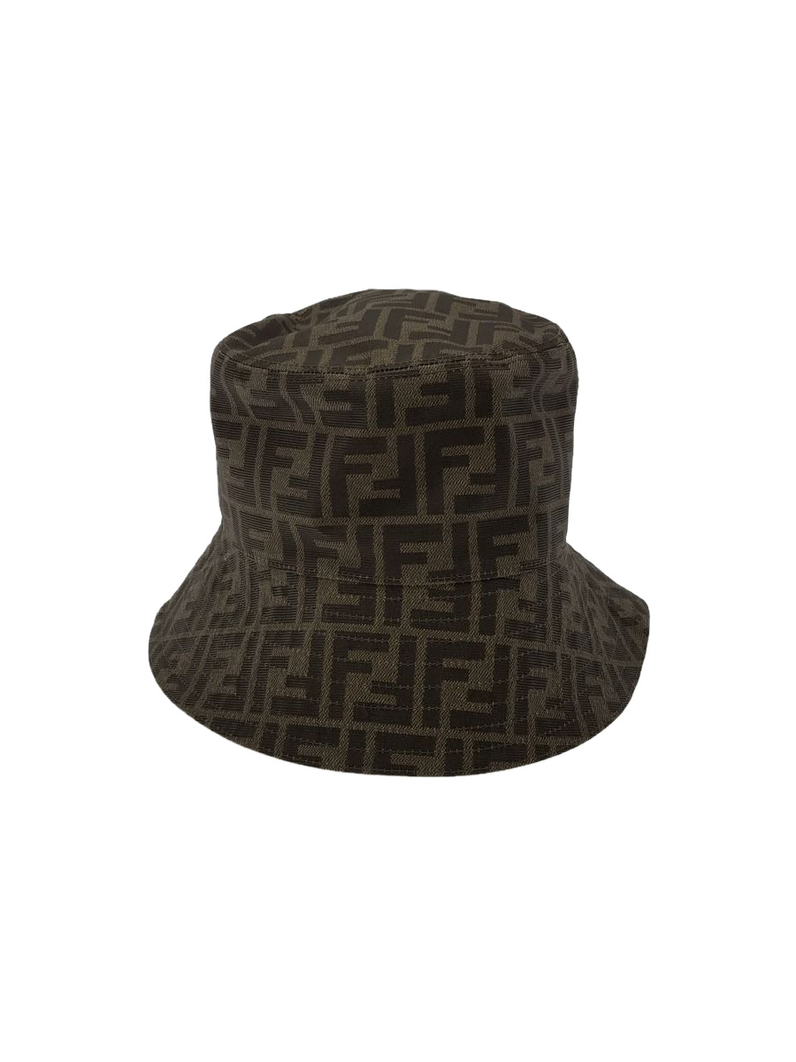 FENDI◇FENDI/フェンディ/バケットハット/S/ポリエステル/総柄/ズッカ