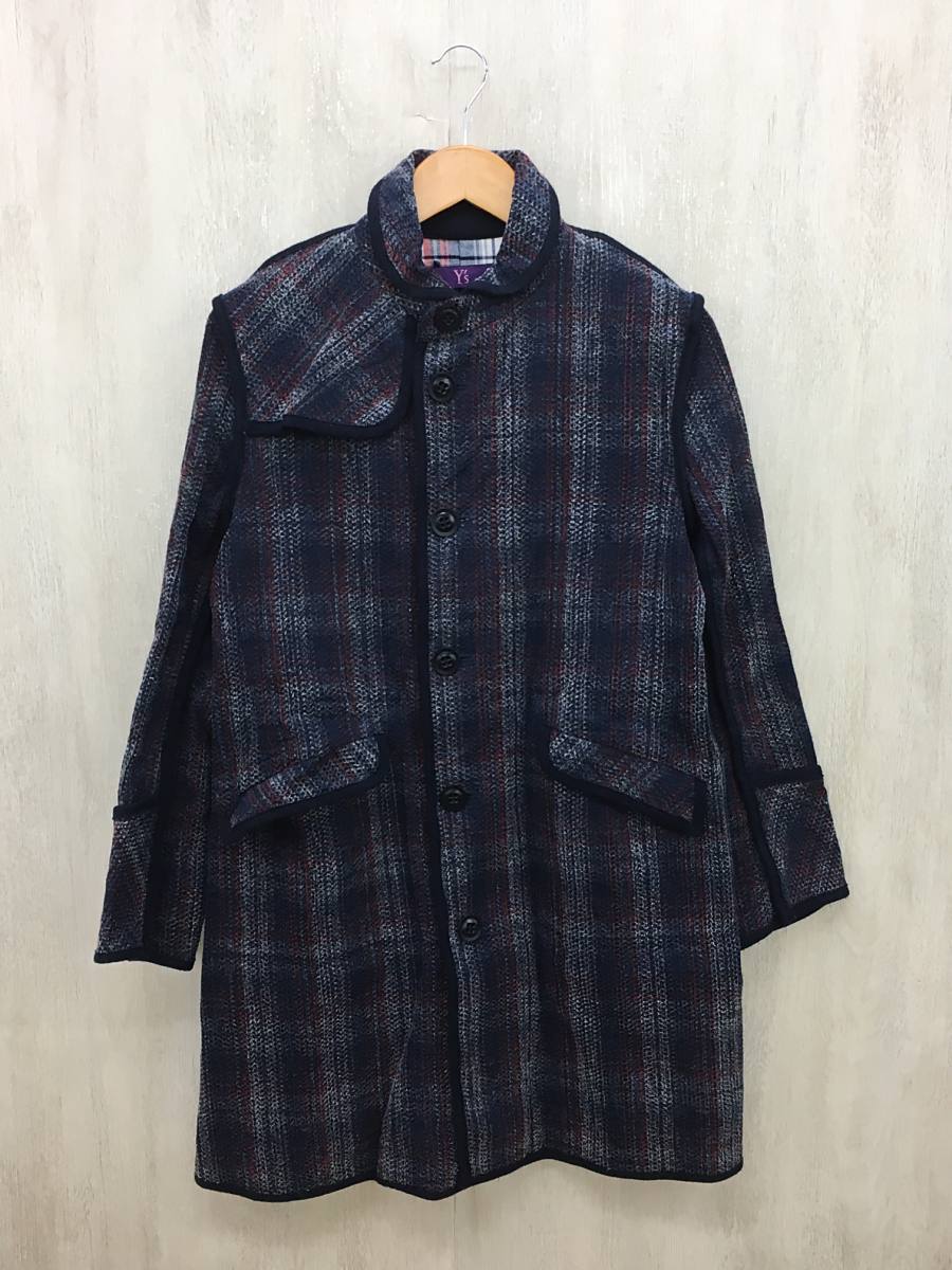 2022年新作入荷 Y's◇ワイズ/コート/1/コットン/マルチカラー/yd-c11