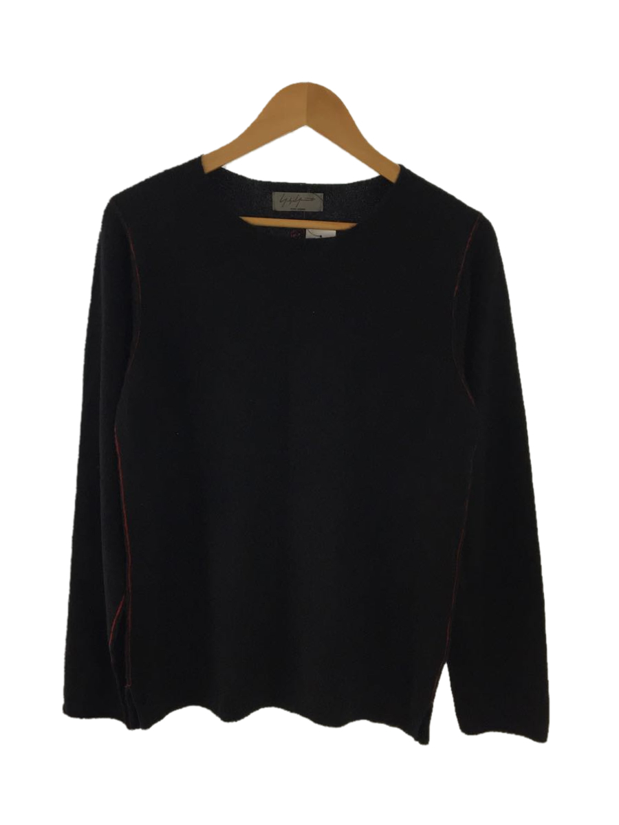 注目の福袋! yohji yamamoto HOMME◆セーター(薄手)/3/カシミア/BLK/無地 POUR Lサイズ 注目の福袋! yohji yamamoto HOMME◆セーター(薄手)/3/カシミア/BLK/無地 POUR Lサイズ