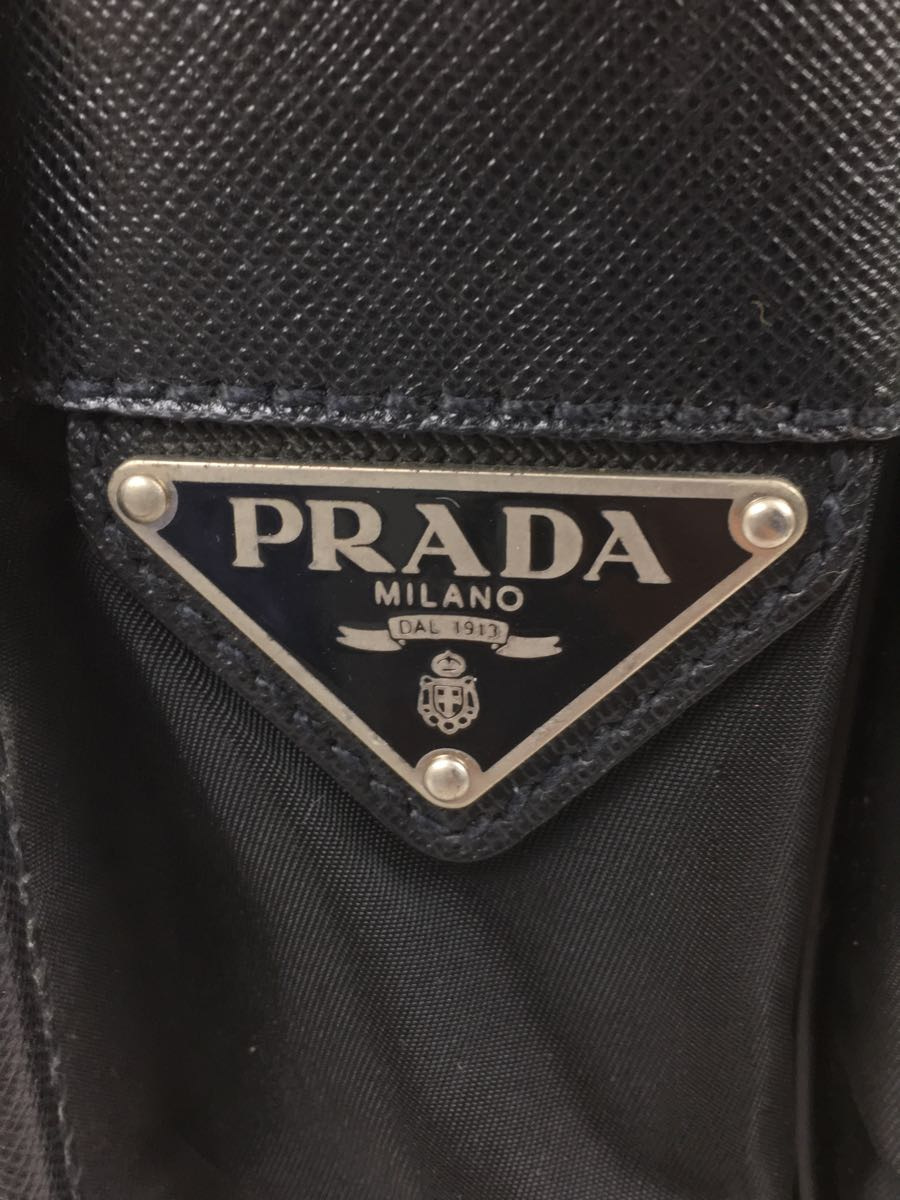 PRADA◆ショルダーバッグ/ナイロン/BLK_画像5