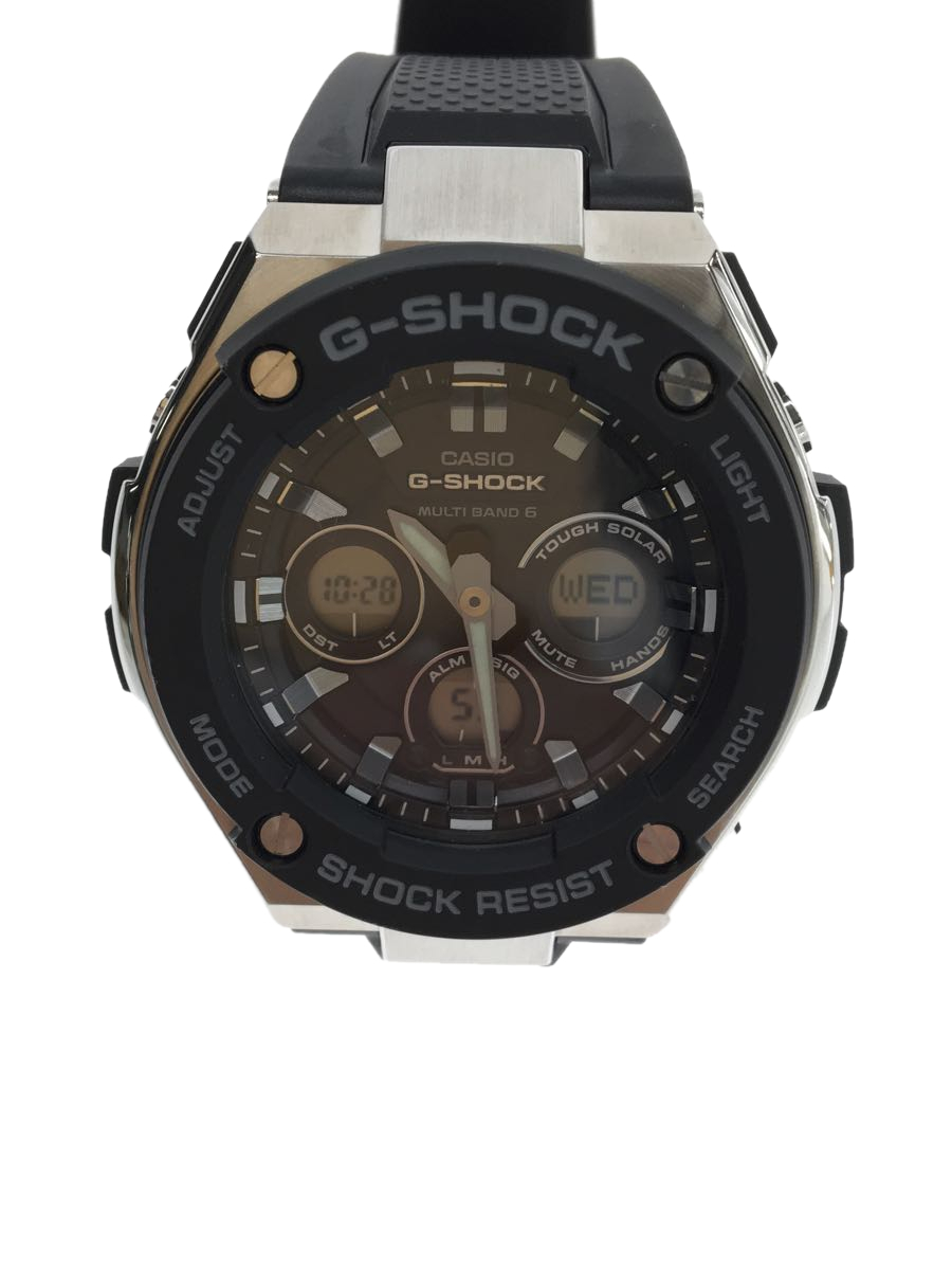 CASIO◆ソーラー腕時計・G-SHOCK/デジアナ/GST-W300-1AJF