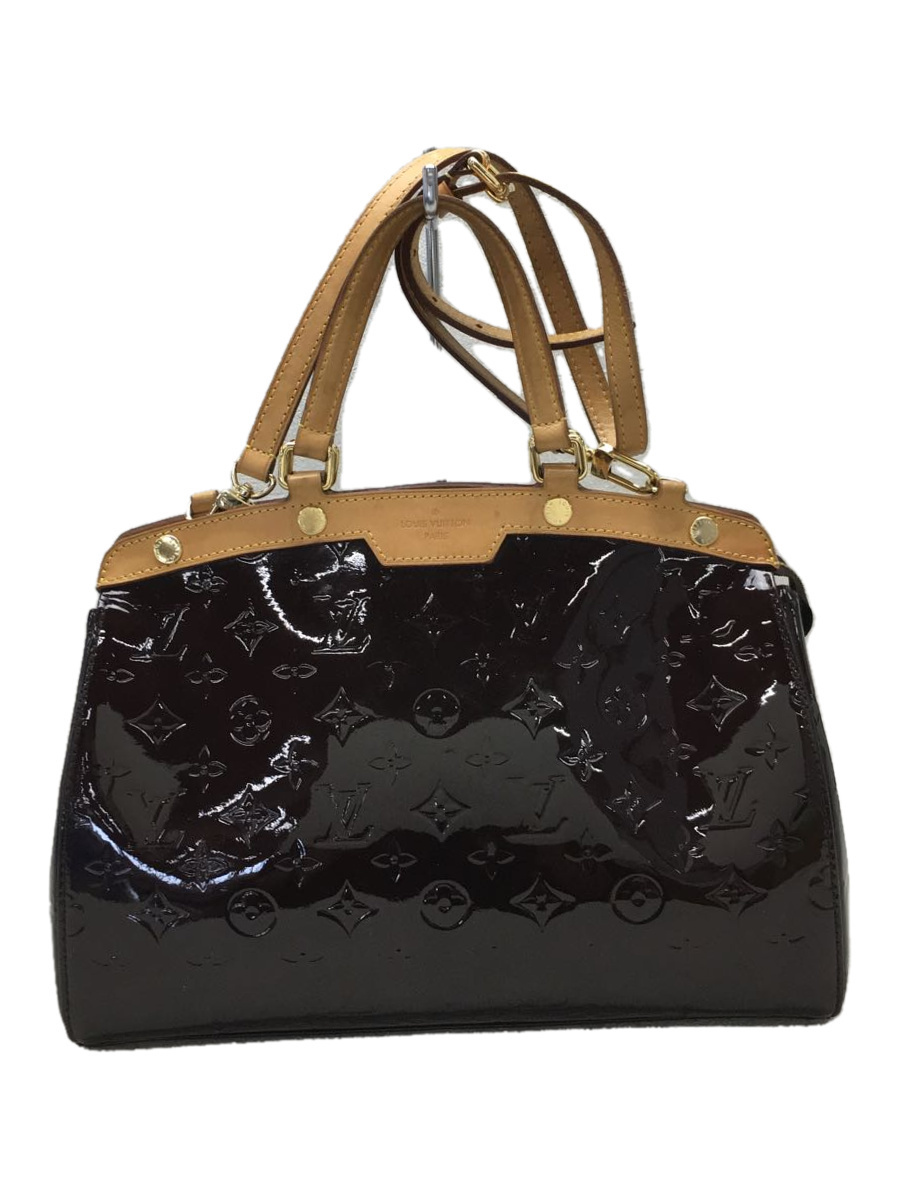 LOUIS VUITTON◇ブレアMM_モノグラム・ヴェルニ_BRD/エナメル/BRD/総柄