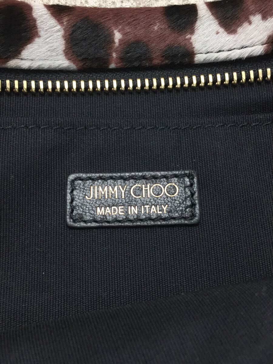 2022年製 新品】 JIMMY CHOO◇クラッチバッグ/ブラウン/アニマル