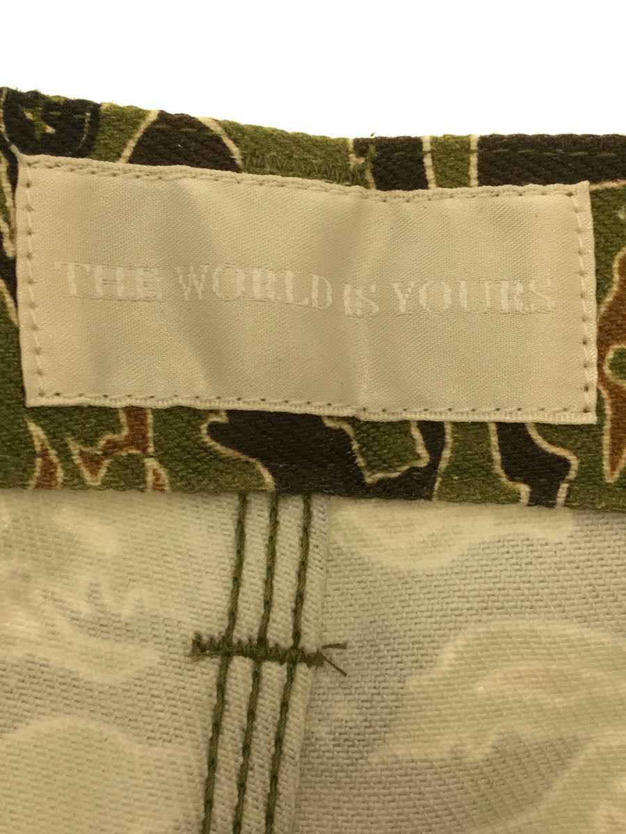 THE WORLD IS YOURS◇ボトム/34/コットン/KHK/カモフラ | charcas.gob.mx