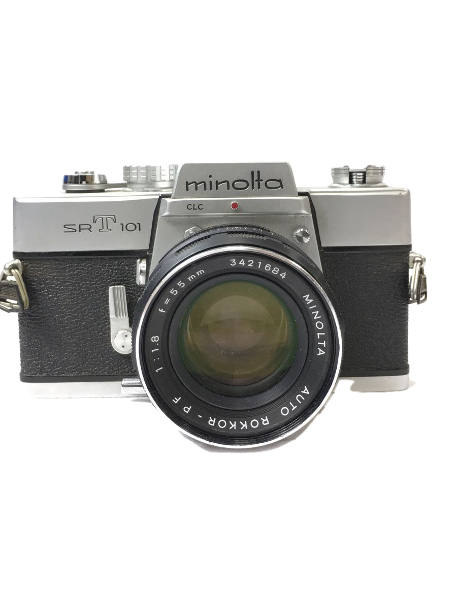 ☆完動品＊美品☆minolta srt101☆緑のロッコールf1.4！-