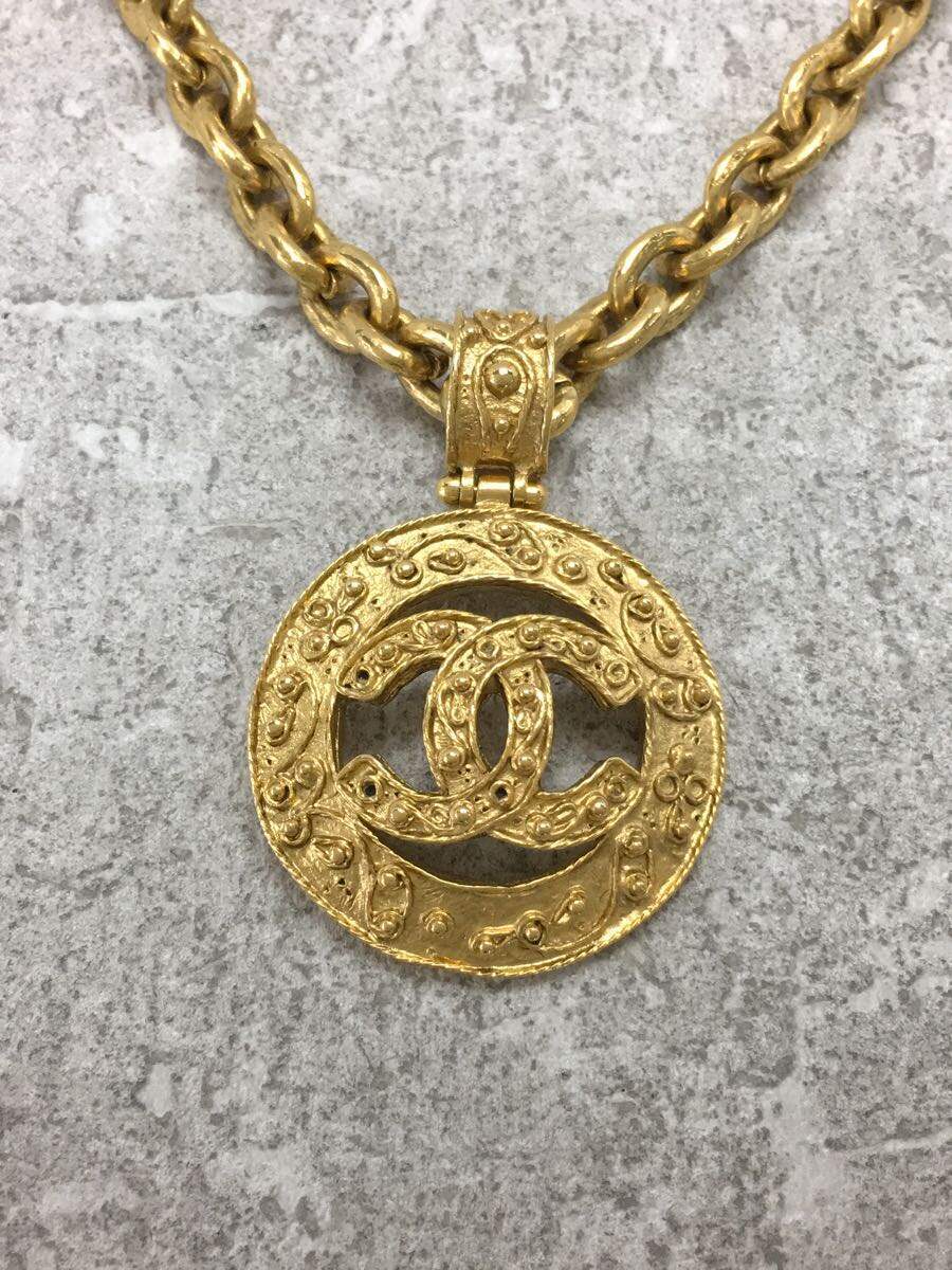 CHANEL◇ネックレス/-/GLD/トップ有/レディース-