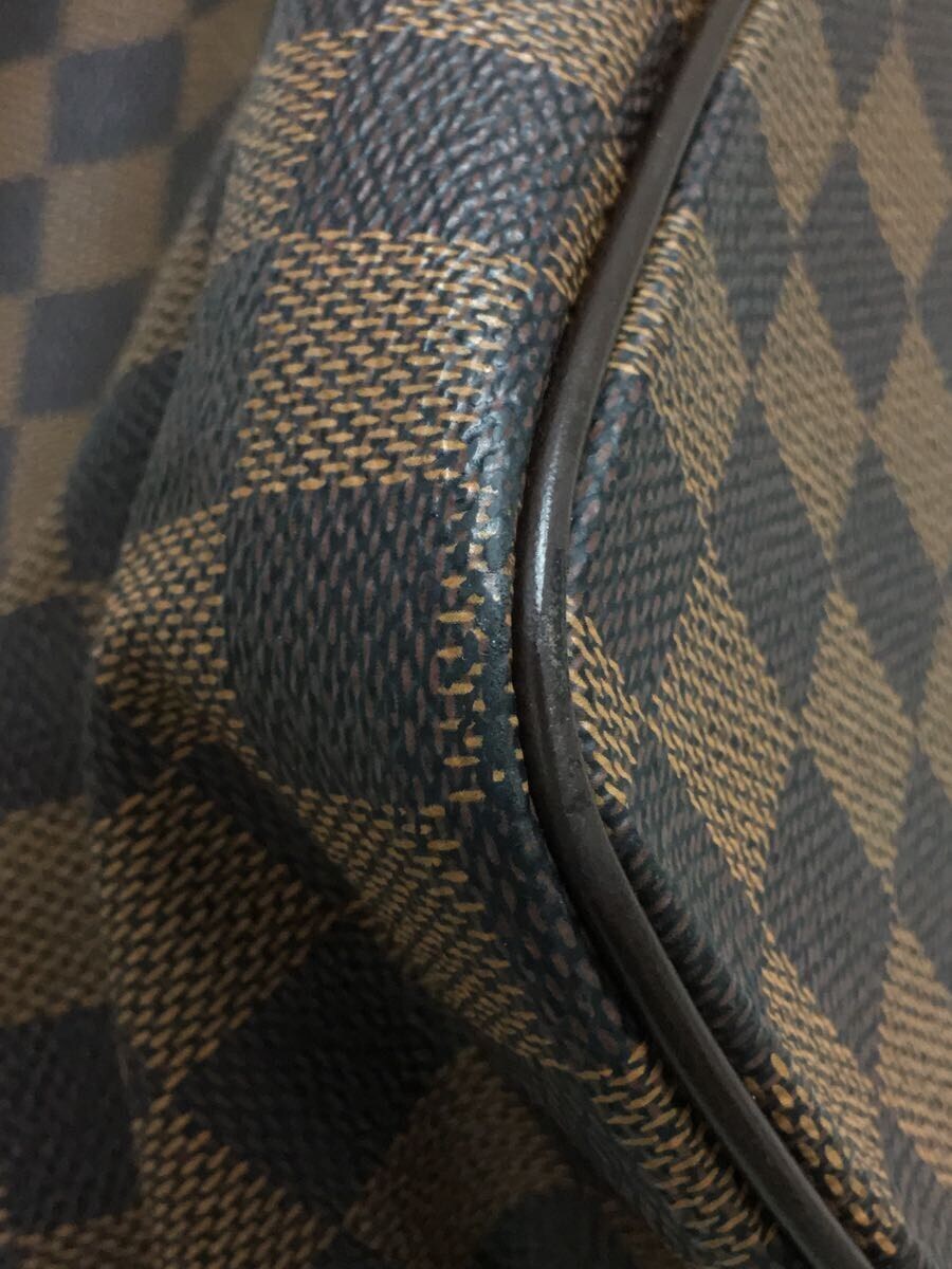 LOUIS VUITTON◆サレヤMM_ダミエ・エベヌ_BRW/PVC/BRW/内汚れ有り/N51182_画像7