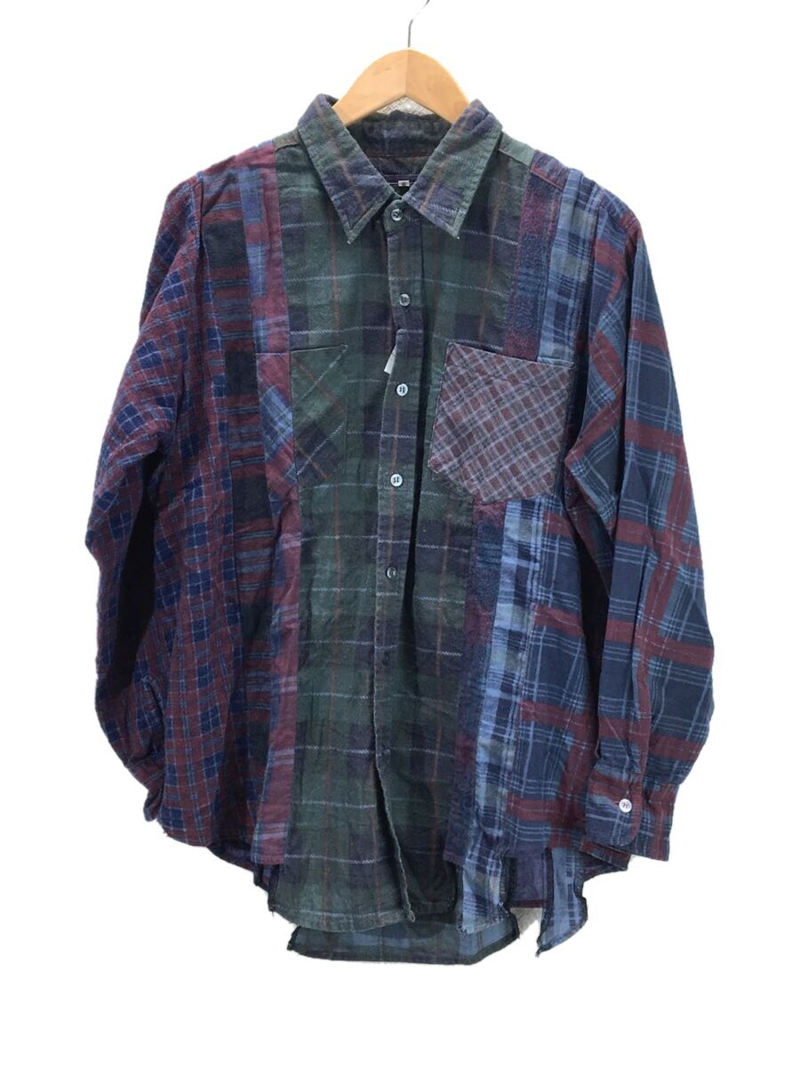 中古】 THE NORTH LABEL◇長袖シャツ/M/コットン/KHK/花柄/NT3311N