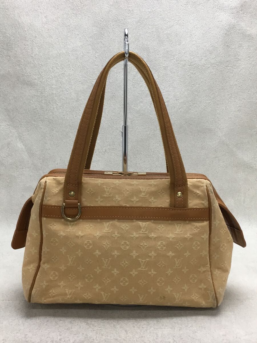 LOUIS VUITTON◆ジョセフィーヌPM_モノグラム・ミニ_BEG/キャンバス/BEG_画像4