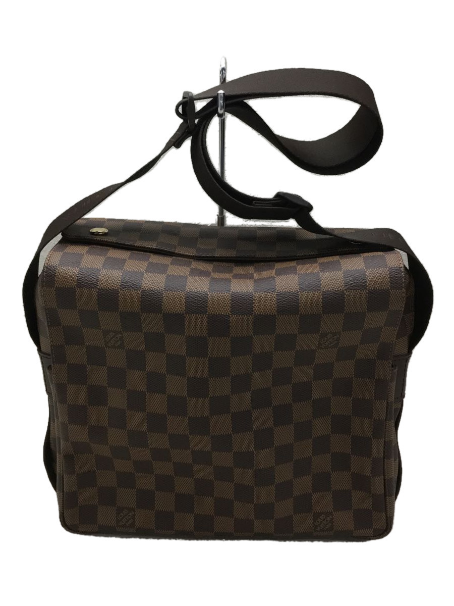 LOUIS VUITTON◆N45255/SR0026/ナヴィグリオ_ダミエ・エベヌ/ショルダーバッグ/市松模様/茶/鞄