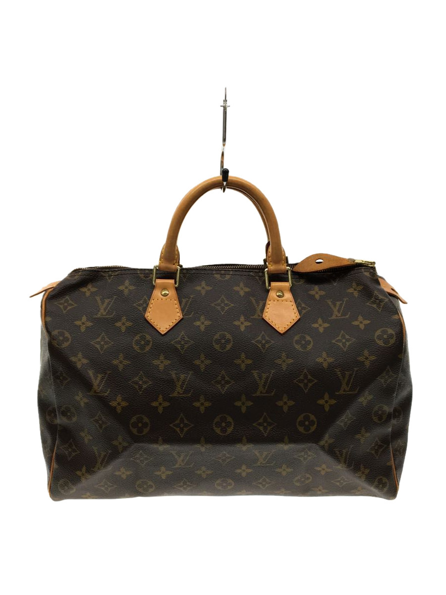 LOUIS VUITTON◇スピーディ35(NEW)_モノグラム_BRW/PVC/BRW/モノグラム/M41107 