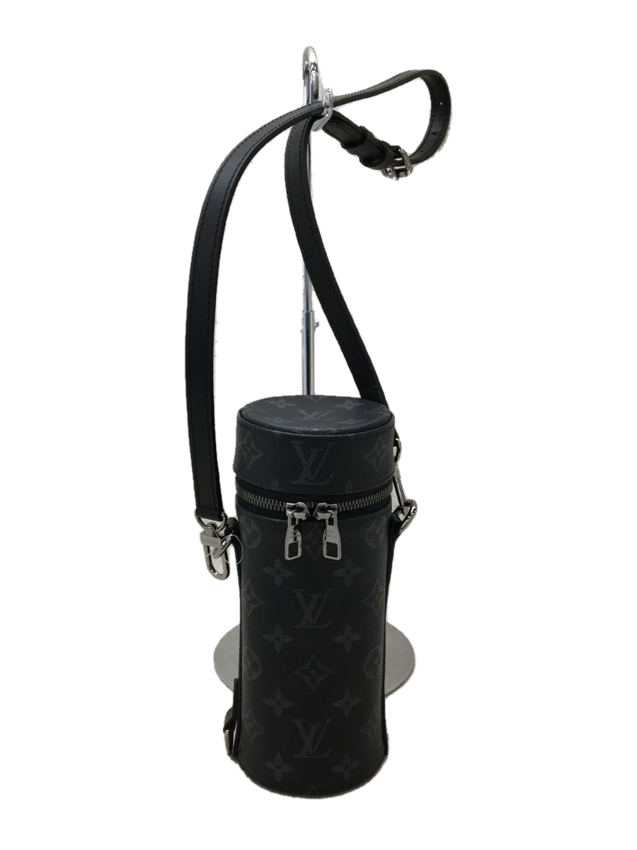 LOUIS VUITTON◆ショルダーバッグ/PVC/BLK/総柄/GI0398/モノグラムエクリプス/ペットボトルホルダー/