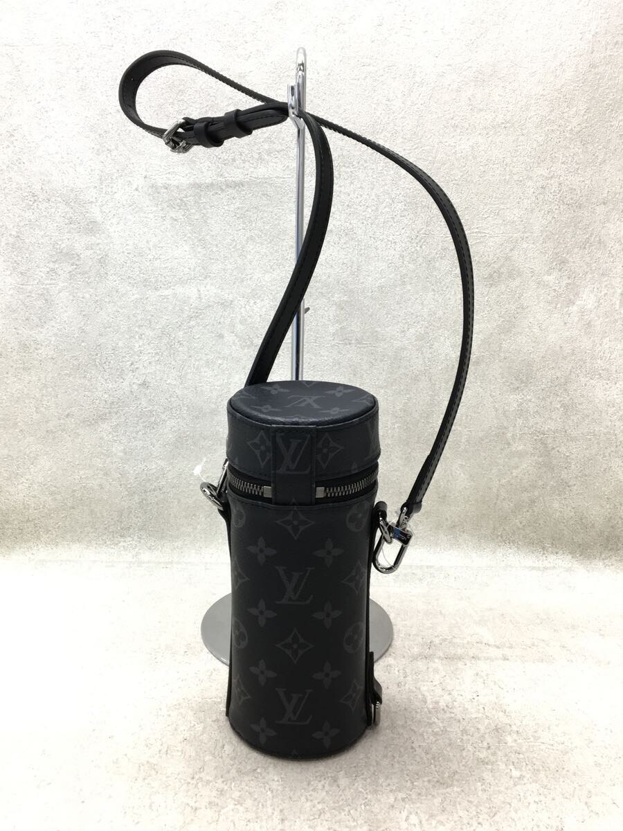 LOUIS VUITTON* shoulder bag /PVC/BLK/ total pattern /GI0398/ monogram Eclipse / pet bottle holder /