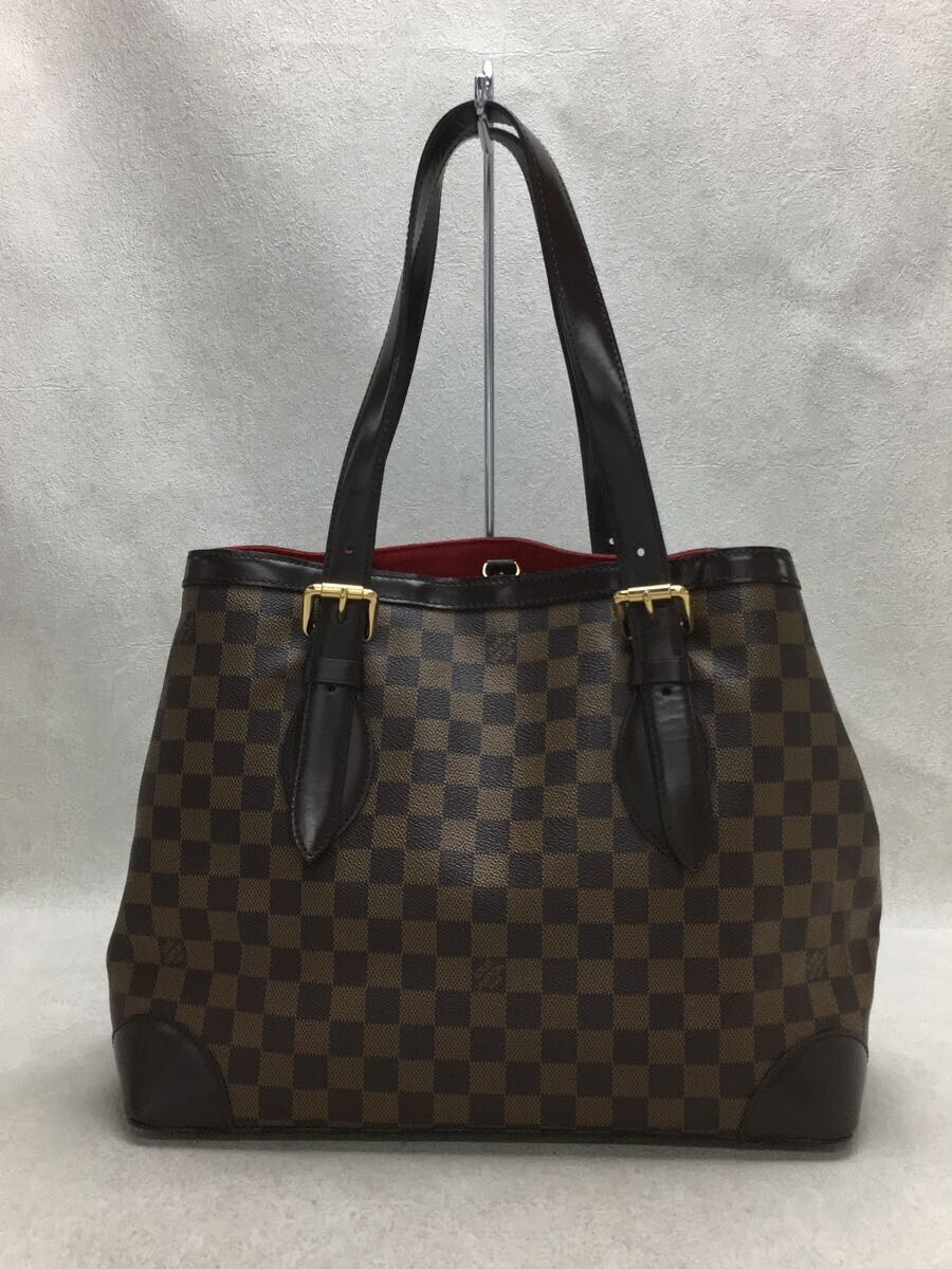 LOUIS VUITTON◆ハムステッドGM/トートバック/ショルダーバッグ/PVC/BRW/総柄/N51203_画像4