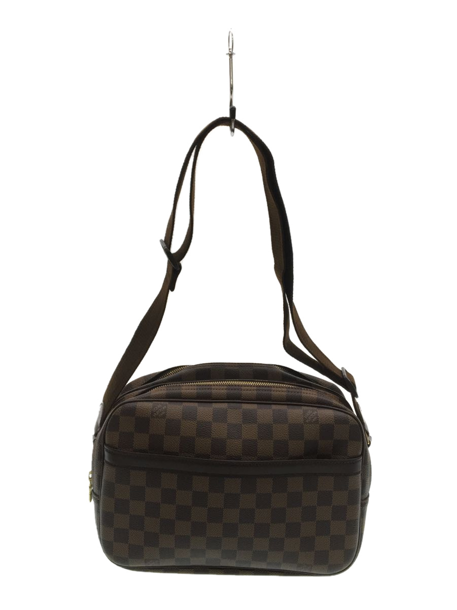 LOUIS VUITTON◆リポーターPM/ダミエ/ショルダーバッグ/PVC/ブラウン/総柄/N45253/ルイヴィトン_画像1