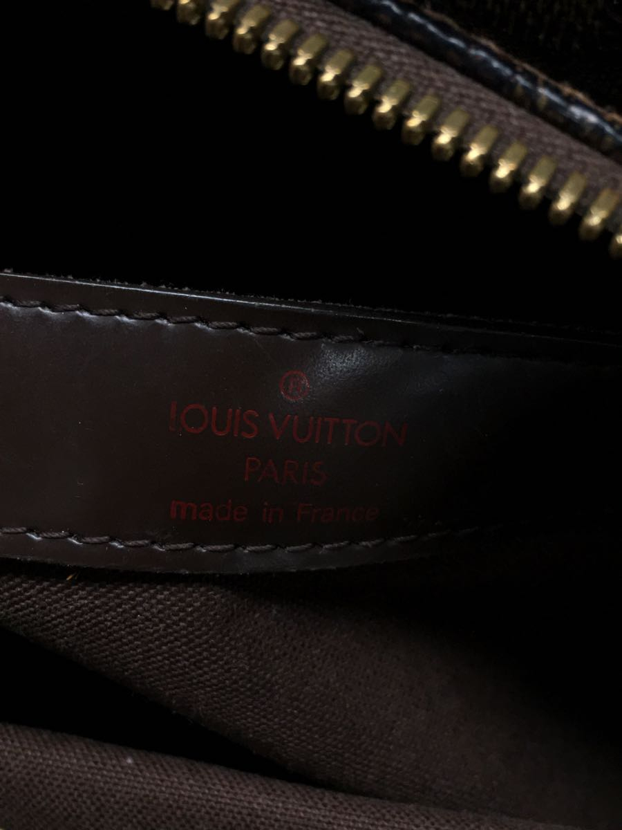 LOUIS VUITTON◆ナヴィグリオ_ダミエ・エベヌ_BRW/PVC/BRW/総柄_画像3