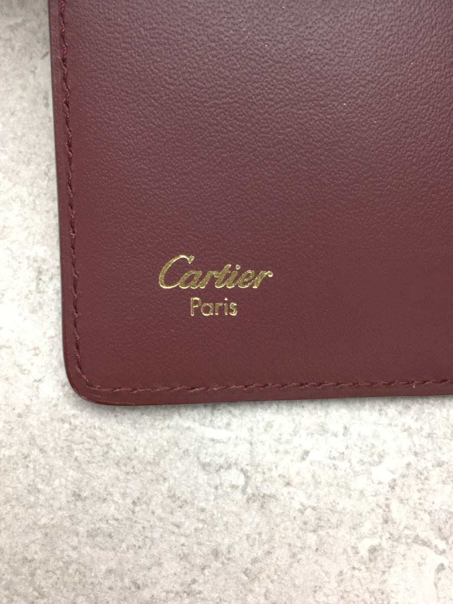 Cartier◆キーケース/-/BRD/無地/レディース_画像3