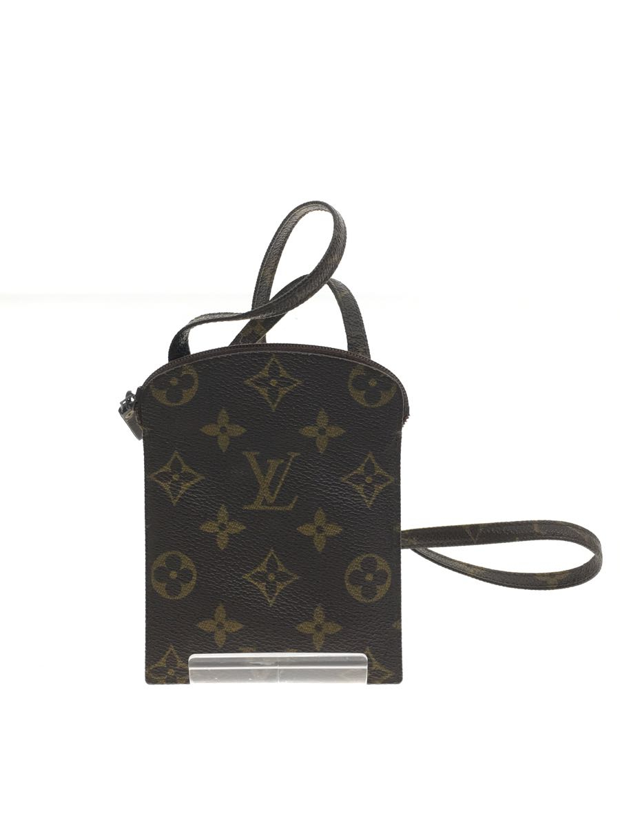 期間限定特別価格 LOUIS VUITTON◇ポーチ/レザー/BRW/ミニポーチ