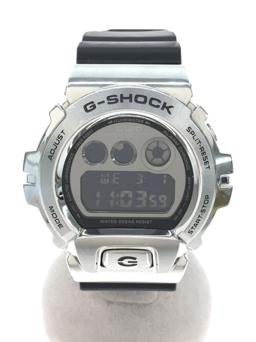 CASIO◆クォーツ腕時計_G-SHOCK/GM-6900-1JF/メタルベゼル
