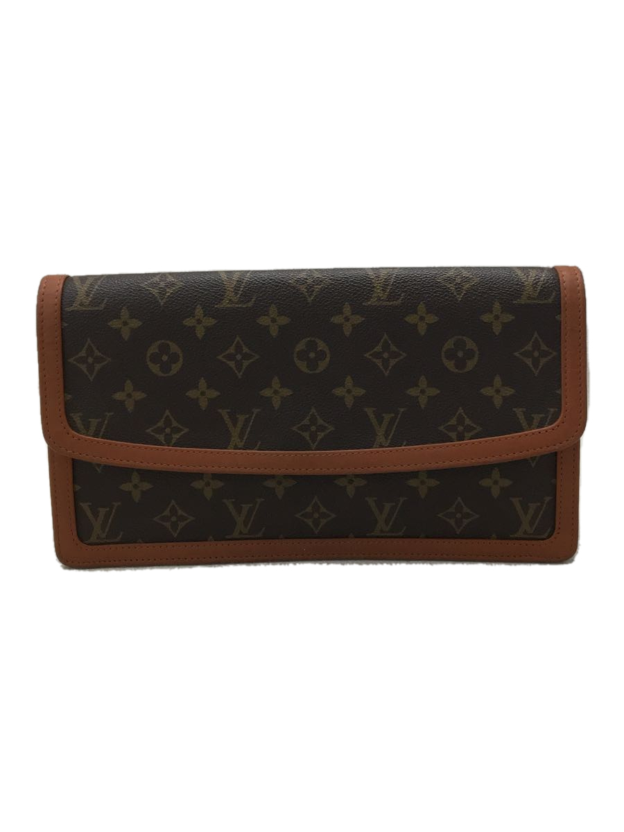 LOUIS VUITTON◆ポシェット・ダム_モノグラム_BRW/PVC/BRW_画像1