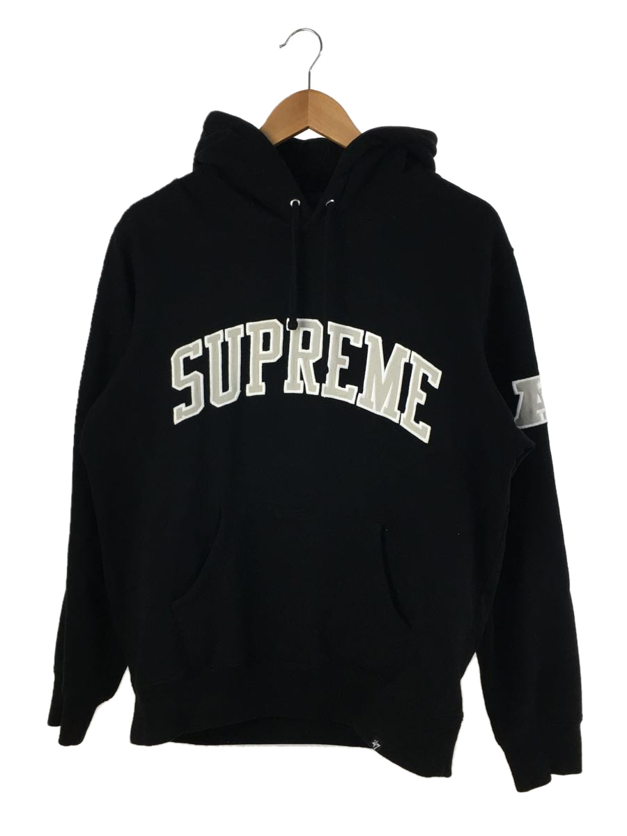 Supreme◆21FW/Pearl Logo Hooded Sweatshirt/パーカー/S/コットン/BLK
