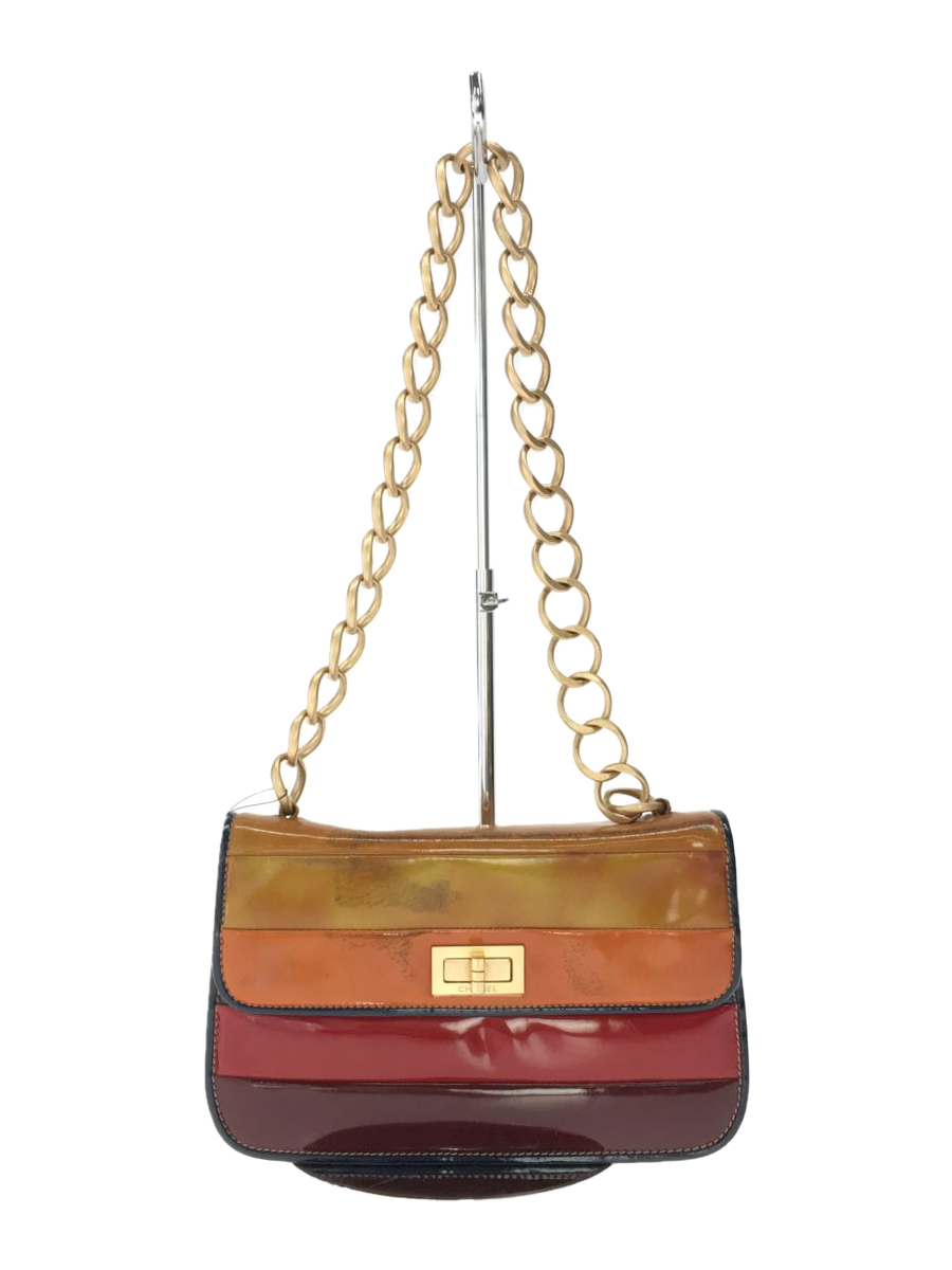 CHANEL◇チェーン ショルダーバッグ/エナメル/マルチカラー boussias.cy