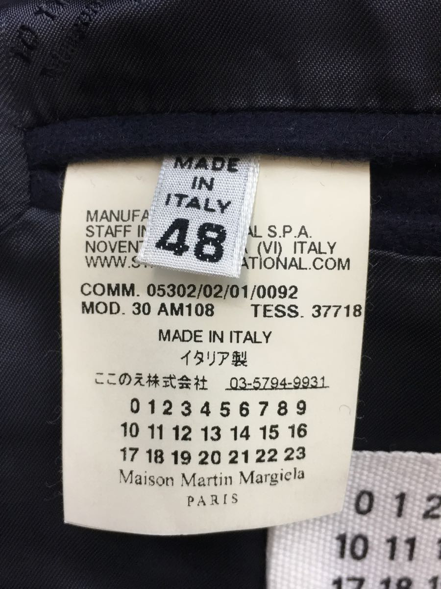 Maison Martin Margiela◇09AW/テーラードジャケット/48/ウール/NVY