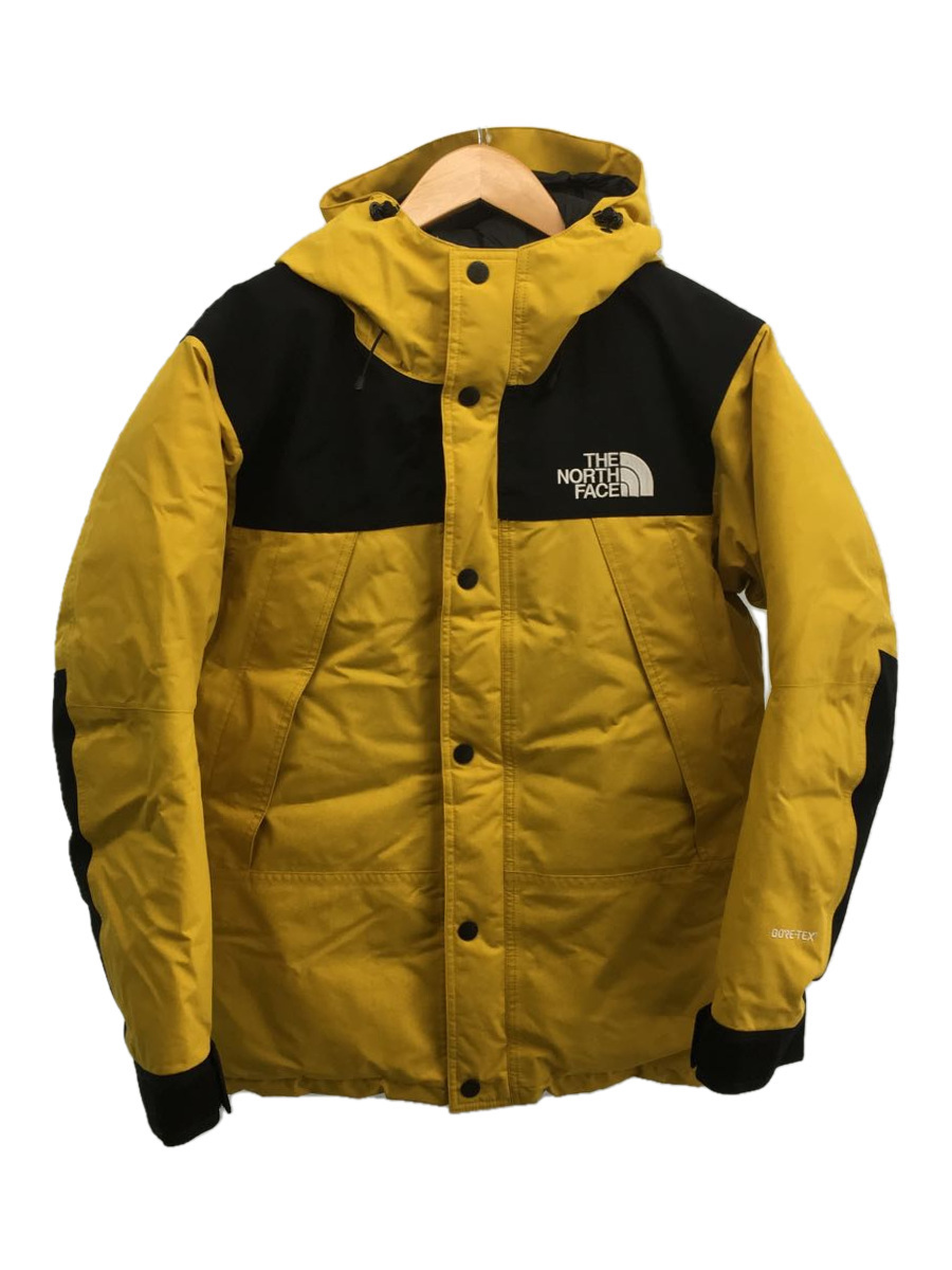 THE NORTH FACE◆MOUNTAIN DOWN JACKET_マウンテンダウンジャケット/M/ゴアテックス/YLW_画像1