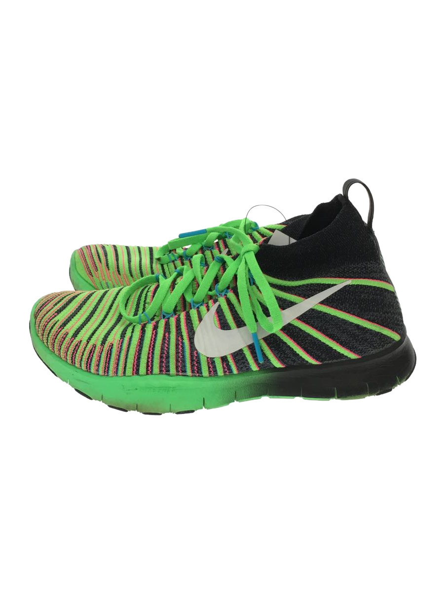 NIKE◆FREE TR FORCE FLYKNIT/ハイカットスニーカー/26.5cm/GRN/833275ソール減リ_画像1