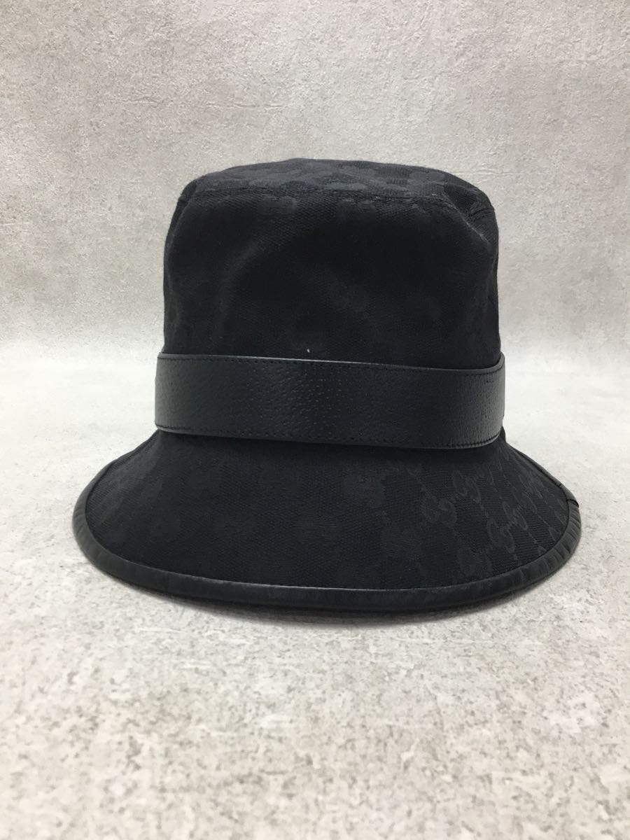 GUCCI◇バケットハット/M/BLK/レディース | litgearshop.com