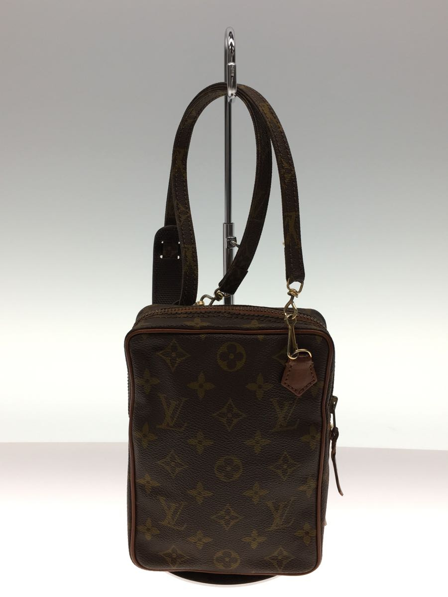 LOUIS VUITTON◆アマゾン_モノグラム_BRW/PVC/ブラウン_画像4