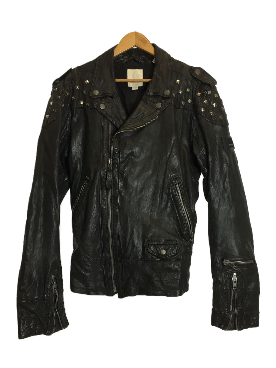 DIESEL USA メンズ レザージャケット(アメリカから輸入)-