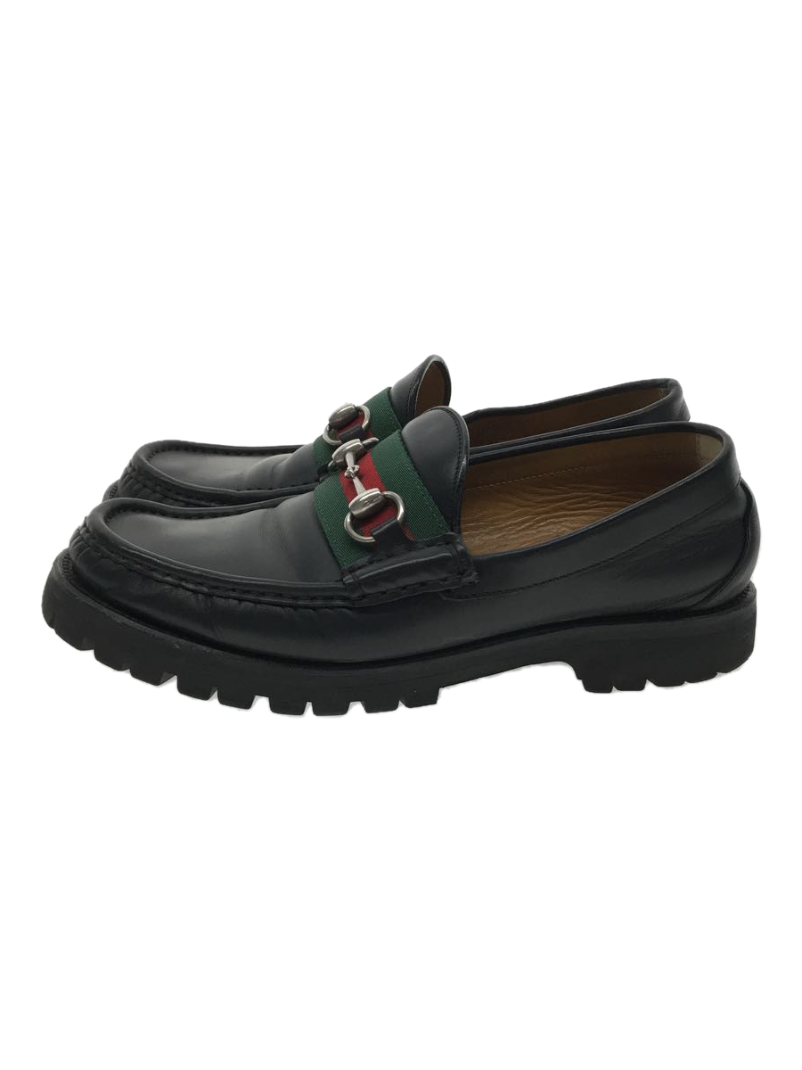 【今日の超目玉】 GUCCI◆ビットローファー/UK6/BLK/496246/踵破れ有 25.0cm 【今日の超目玉】 GUCCI◆ビットローファー/UK6/BLK/496246/踵破れ有 25.0cm