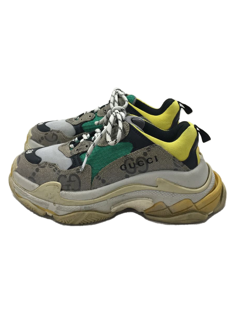 BALENCIAGA◆×GUCCI/The Hacker Project Triple S Beige/Green/Yellow_画像1