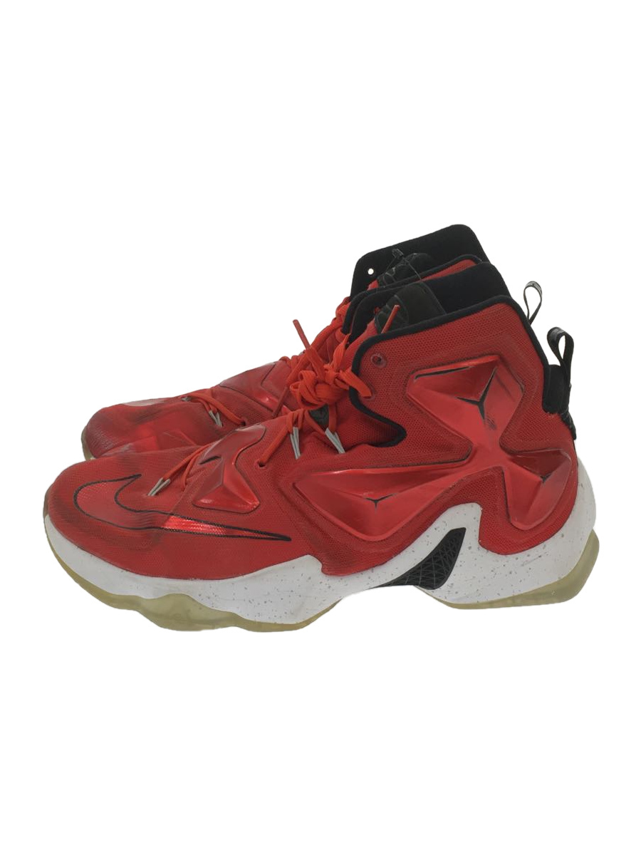 NIKE◆LEBRON XIII EP/レブロン/レッド/807219-610/28cm/RED