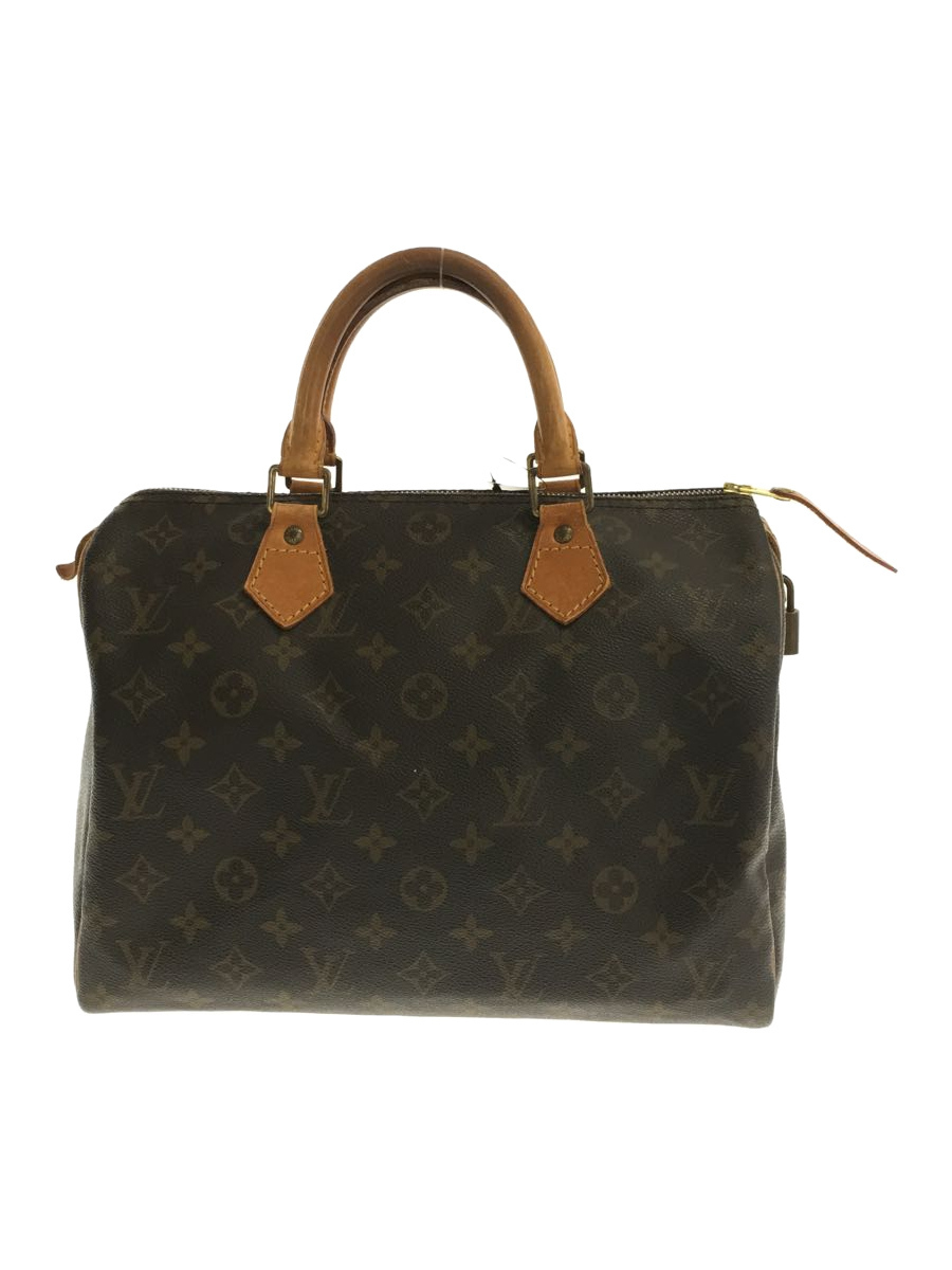 LOUIS VUITTON◇スピーディ30/モノグラム/PVC/ブラウン/M41526/ミニ
