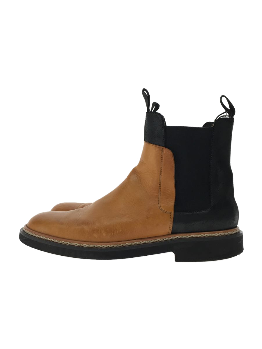 Maison Martin Margiela◇サイドゴアブーツ/41/ブラウン/レザー