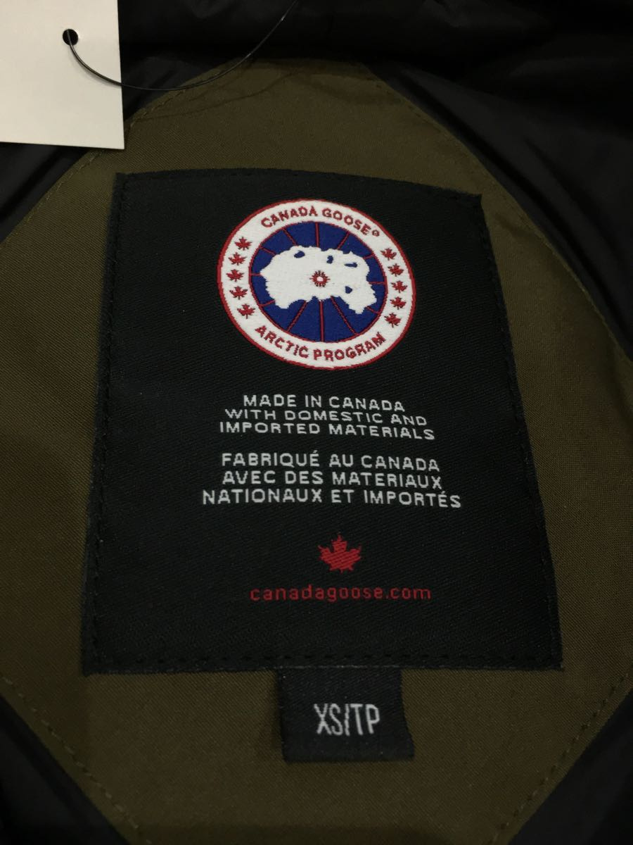 CANADA GOOSE◆ダウンジャケット/XS/ナイロン/KHK_画像3